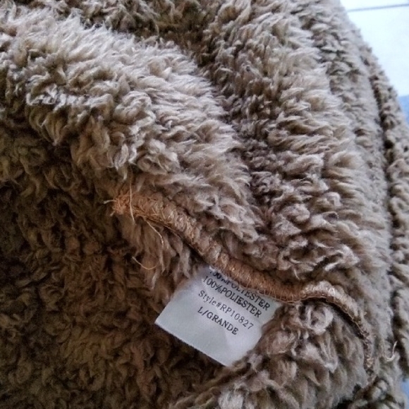 Warm Tan Hooded Jacket - Picture 4 of 4